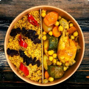 Menu couscous au poulet